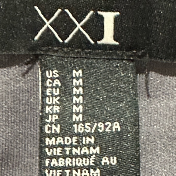 XX1 Racerback Dress Size M Black and Gray Mid length - Picture 6 of 7